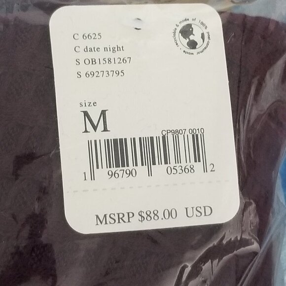 Free People NWT Juicy Long Sleeve Cowl Top Wine Color Retail $88 Size M LAST ONE - Picture 4 of 8